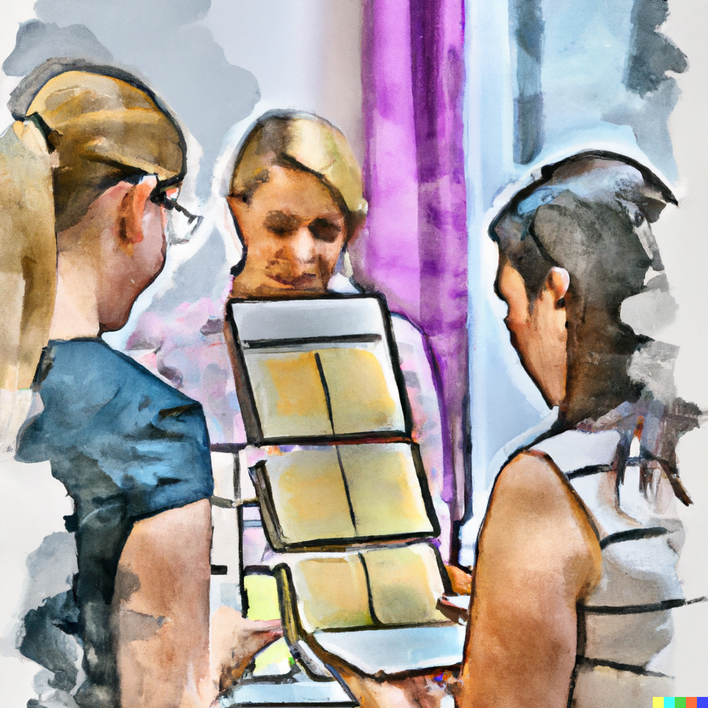 Working with a Kanban board during Kanban 101 training in New Zealand